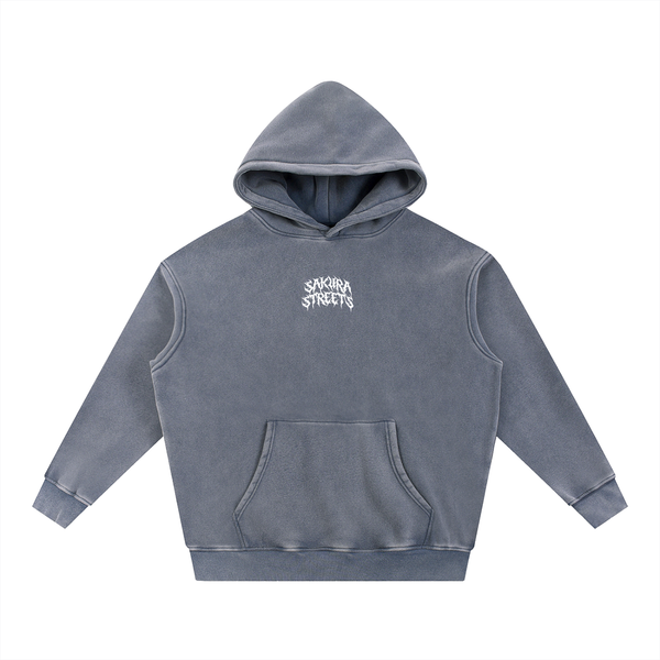 Grunge Logo Hoodie – Sakura Streets Co