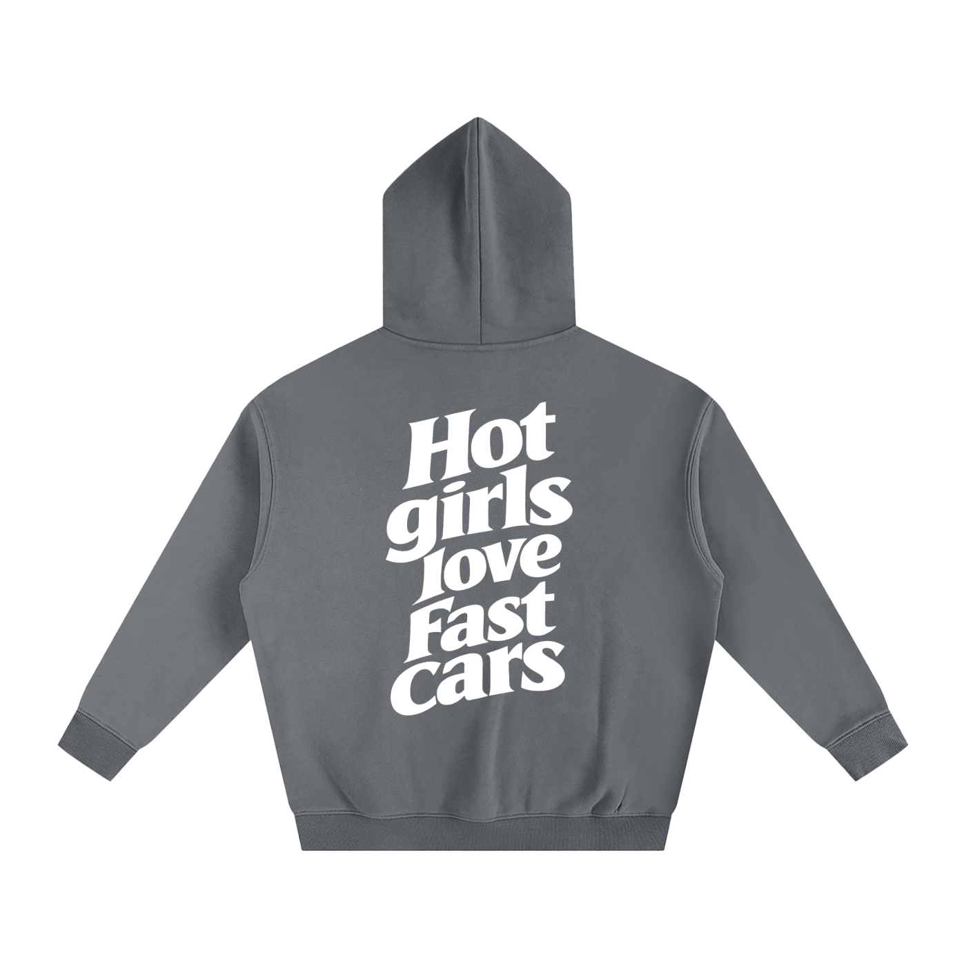 Hot Girls Love Fast Cars Oversized Fleece Hoodie | SAKURA STREETS™