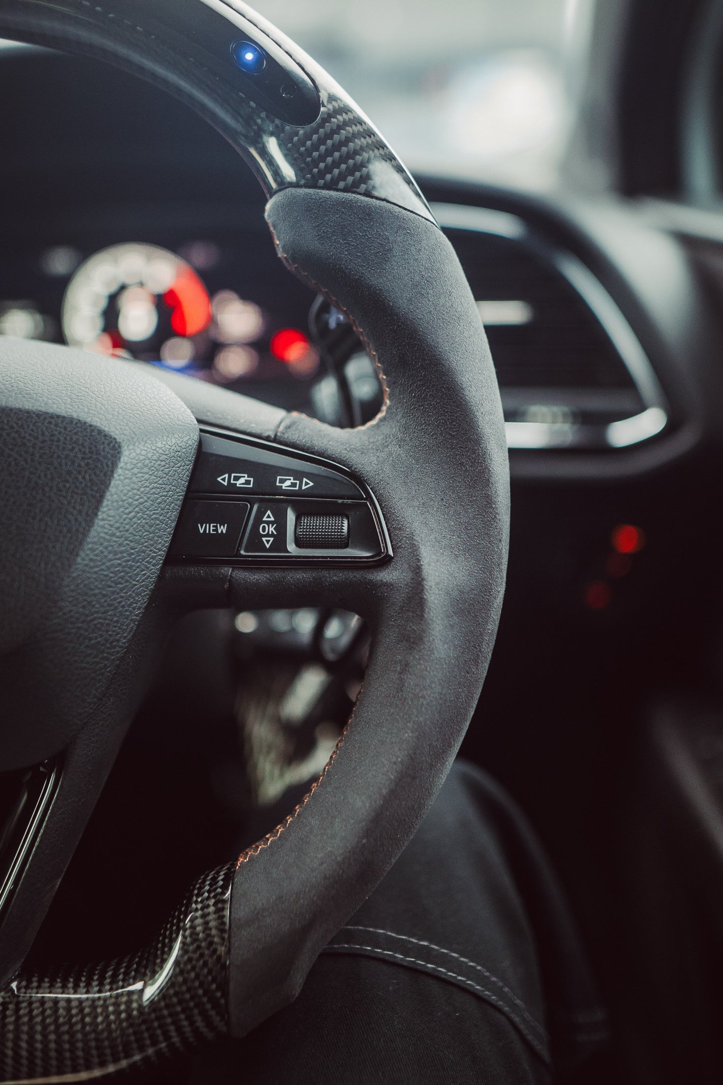 Seat Leon Mk3 FR/Cupra Carbon Fibre Custom Steering Wheel
