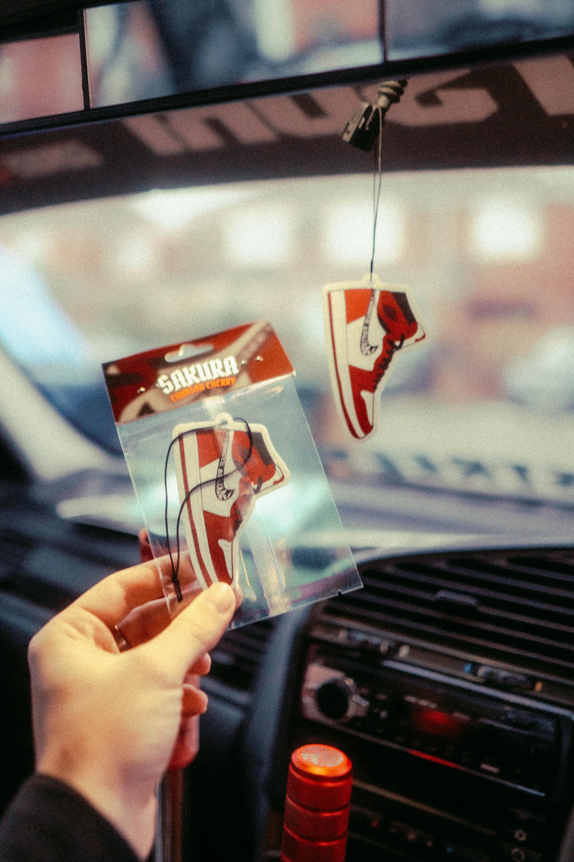 Jordan 1 Chicago Air Freshener | Crimson Cherry Scent