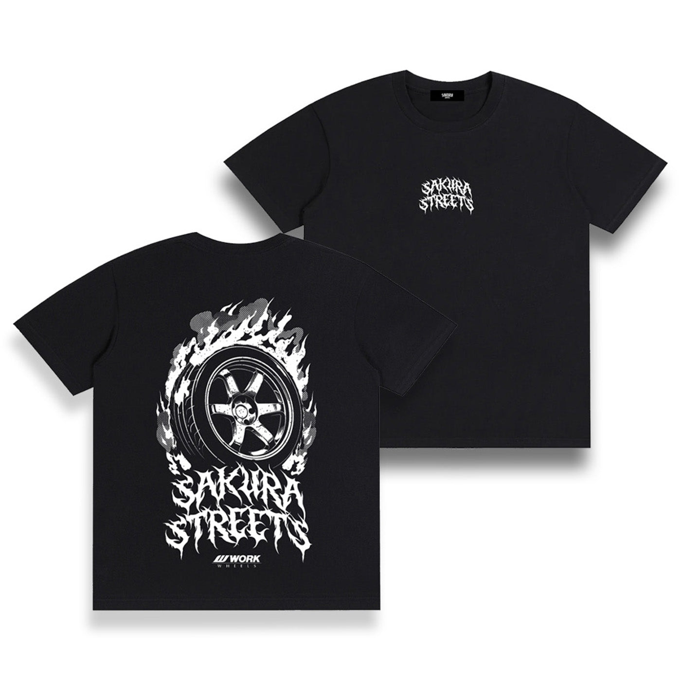 Burning Meister S1 T-Shirt | JDM Wheel Streetwear | SAKURA STREETS™