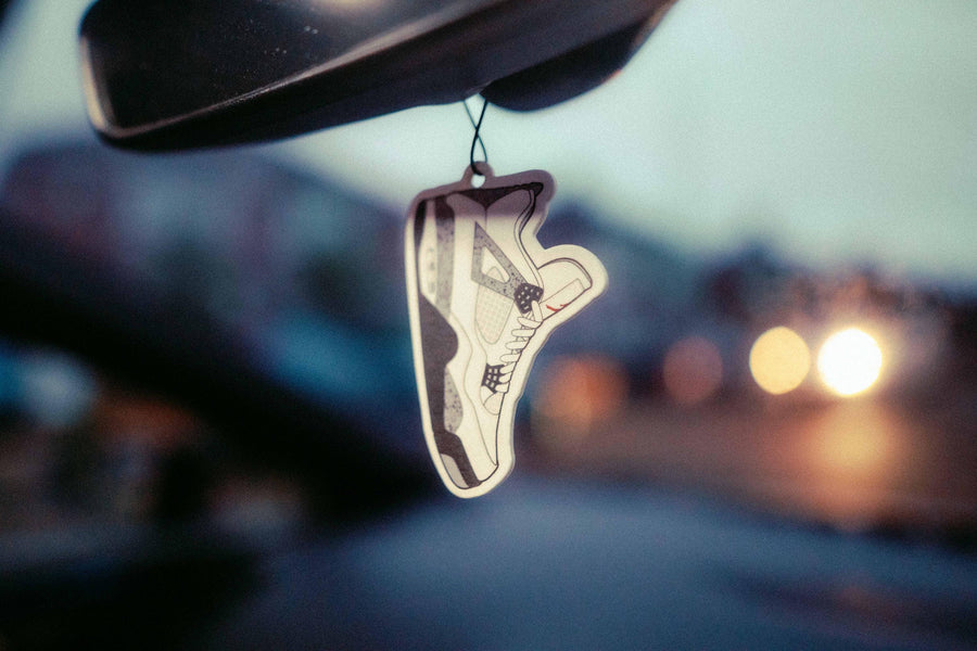 Jordan 4 Military Black Air Freshener | Midnight Drift Pine Wood Scent