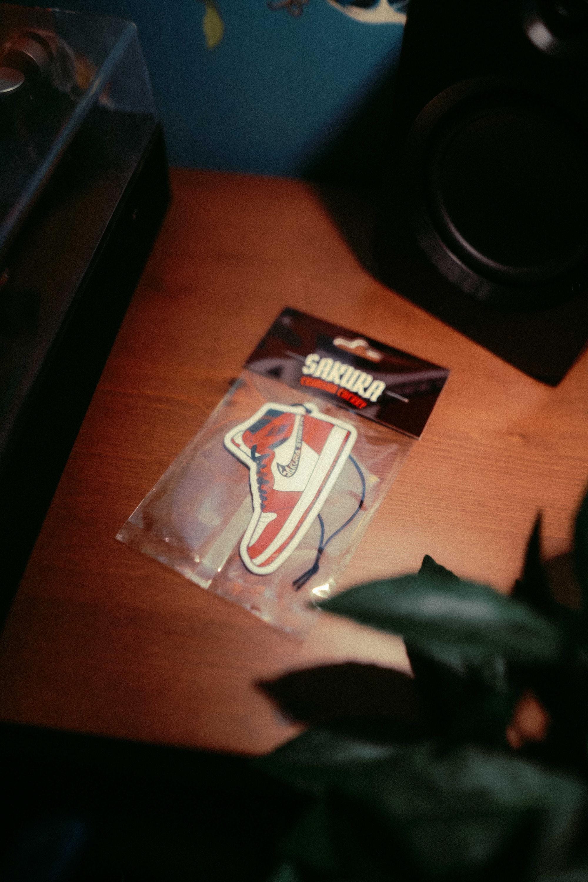 Jordan 1 Chicago Air Freshener | Crimson Cherry Scent