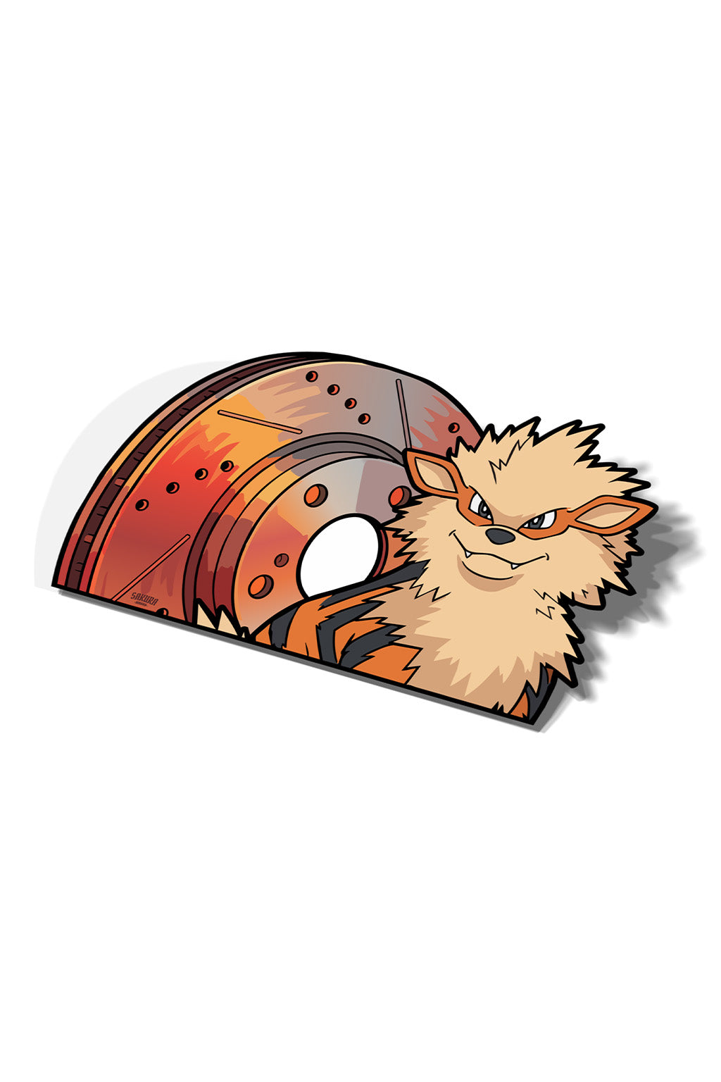 Arcane Disc Peeker Sticker