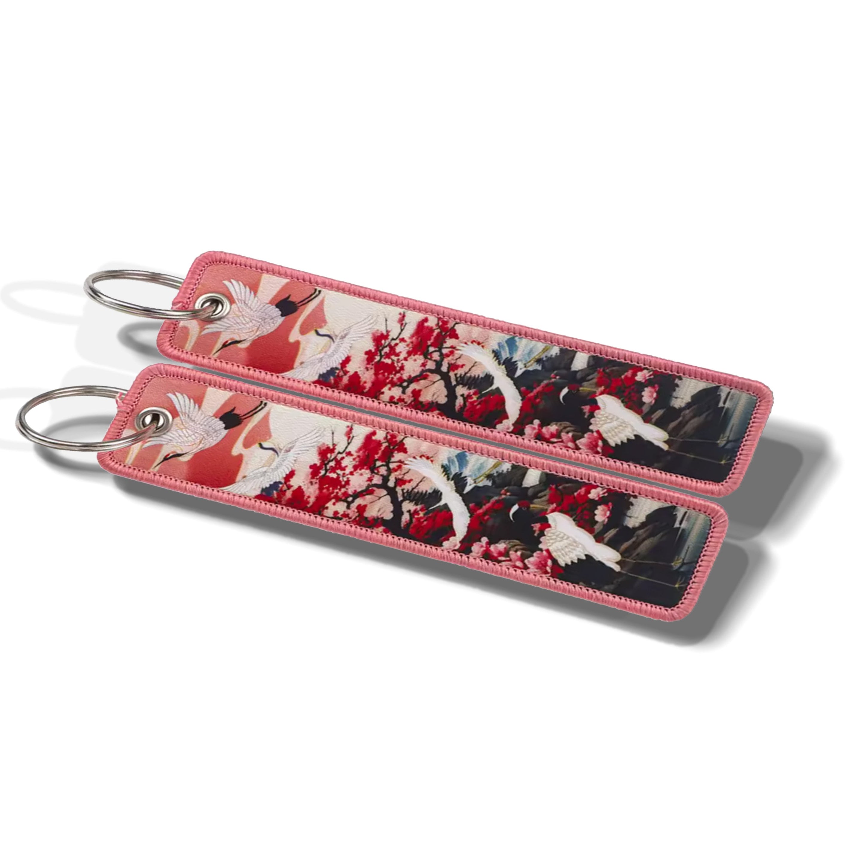 Sakura Crane Flight Tag Keychain | SAKURA STREETS™