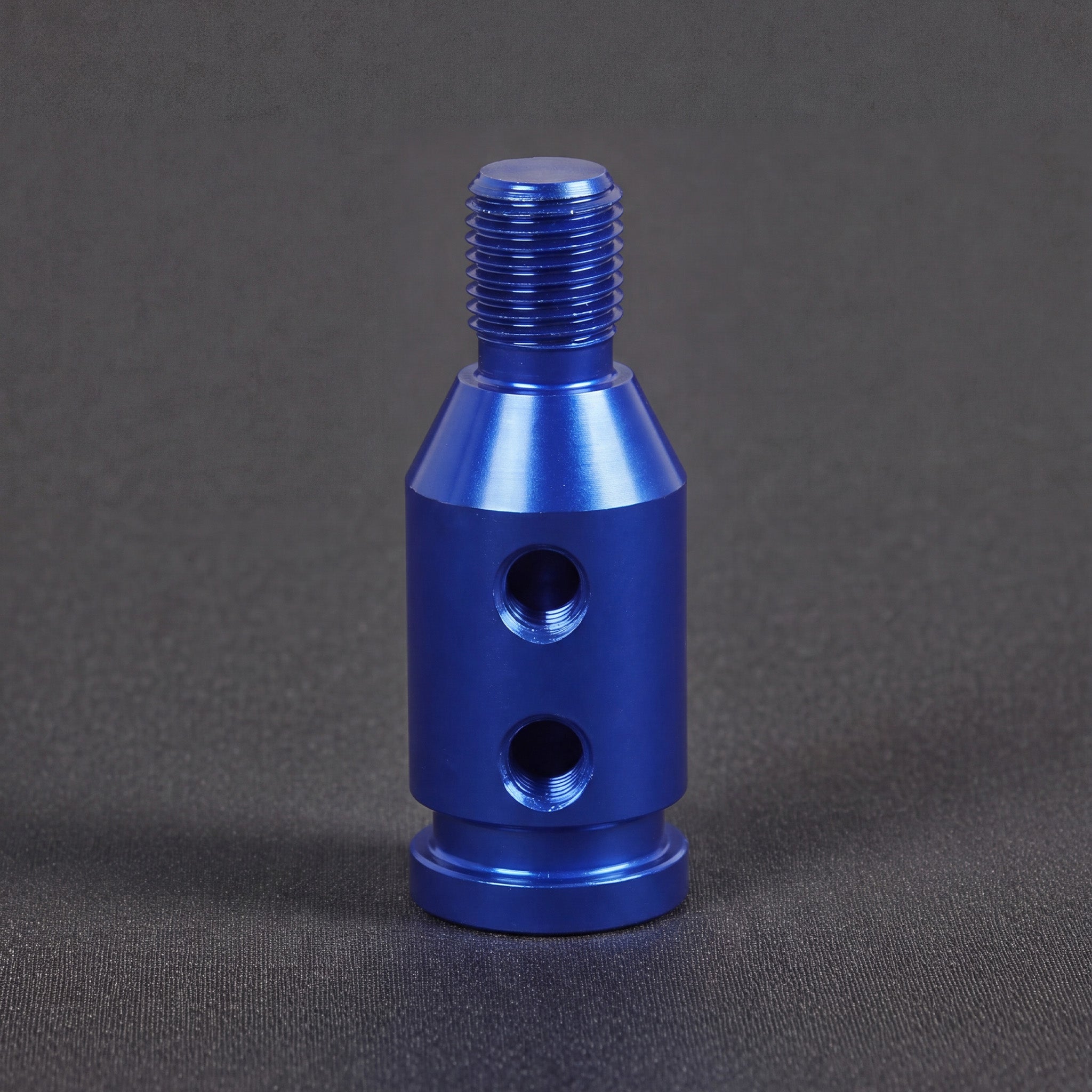 Gear Shift Knob Adapter for Non-Threaded Shifters (BLUE)