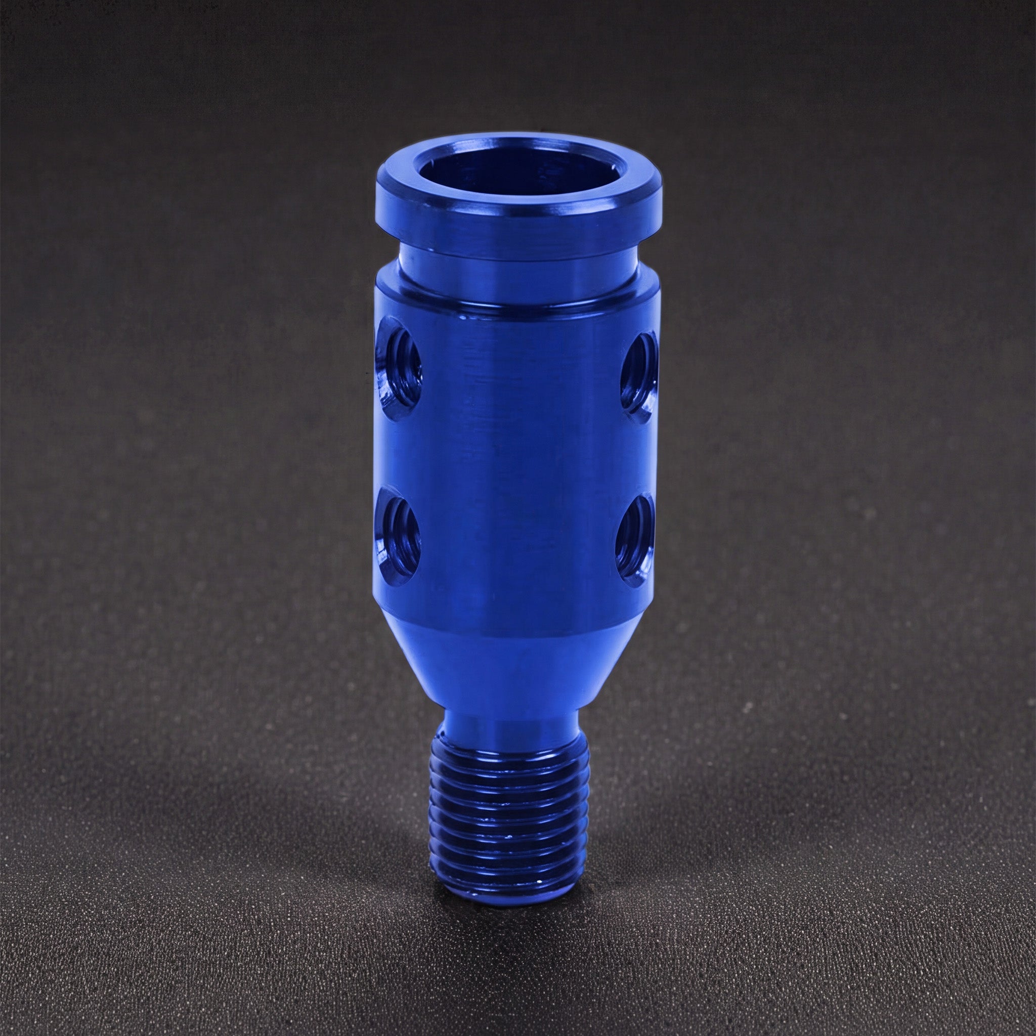 Gear Shift Knob Adapter for Non-Threaded Shifters (BLUE)