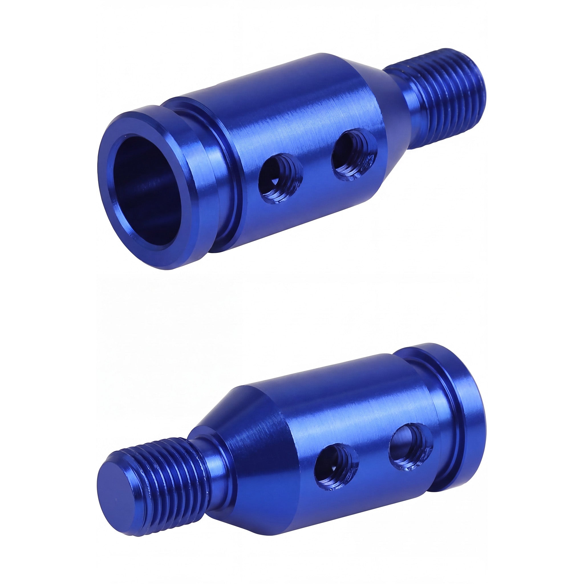 Gear Shift Knob Adapter for Non-Threaded Shifters (BLUE)