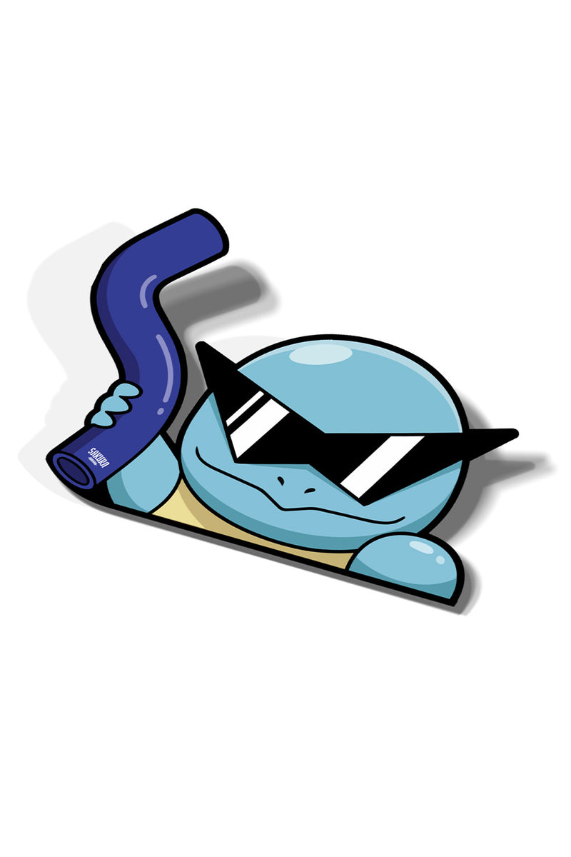 Coolant Squirt Peeker Sticker