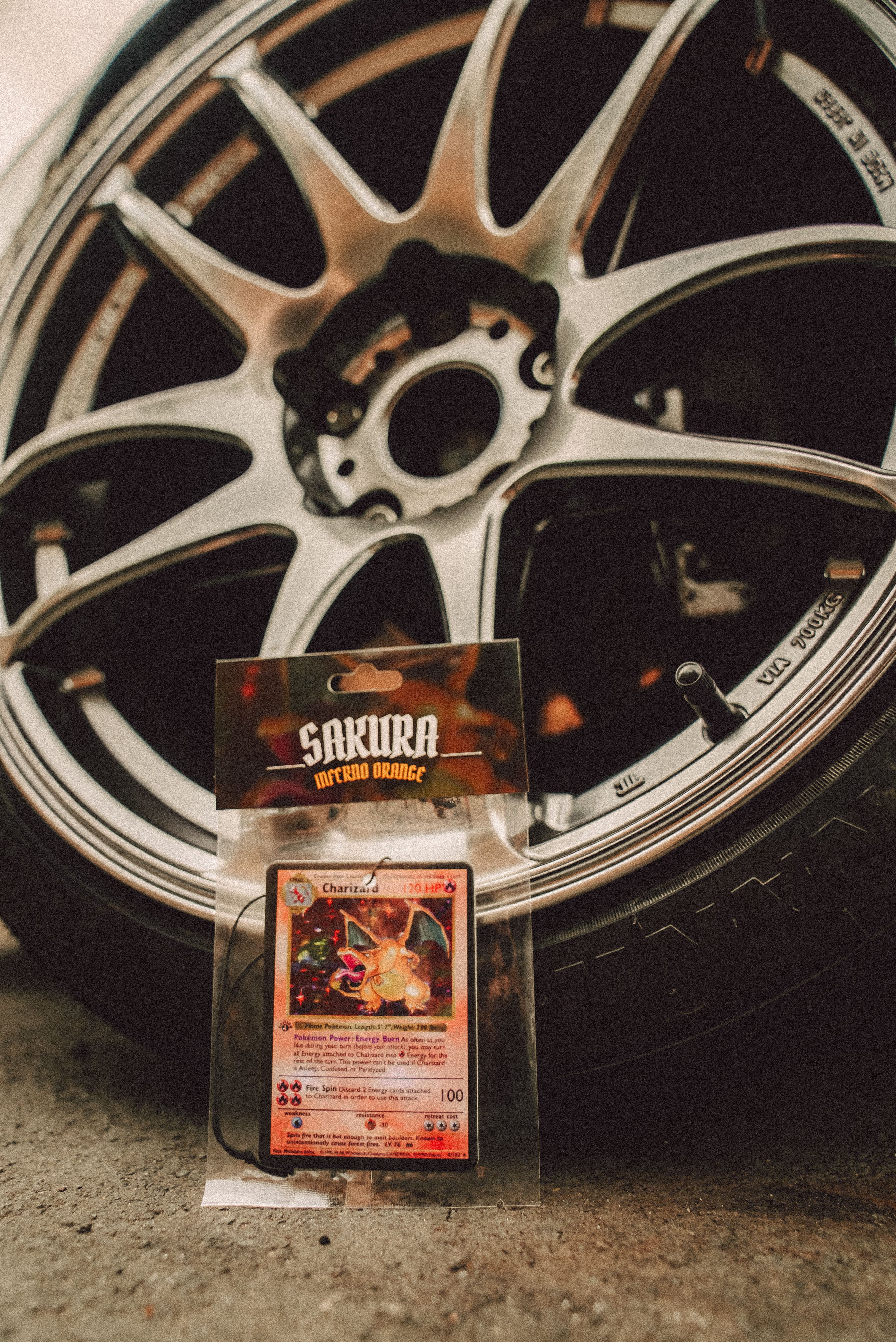 Charizard Trading Card Air Freshener | Inferno Orange Scent