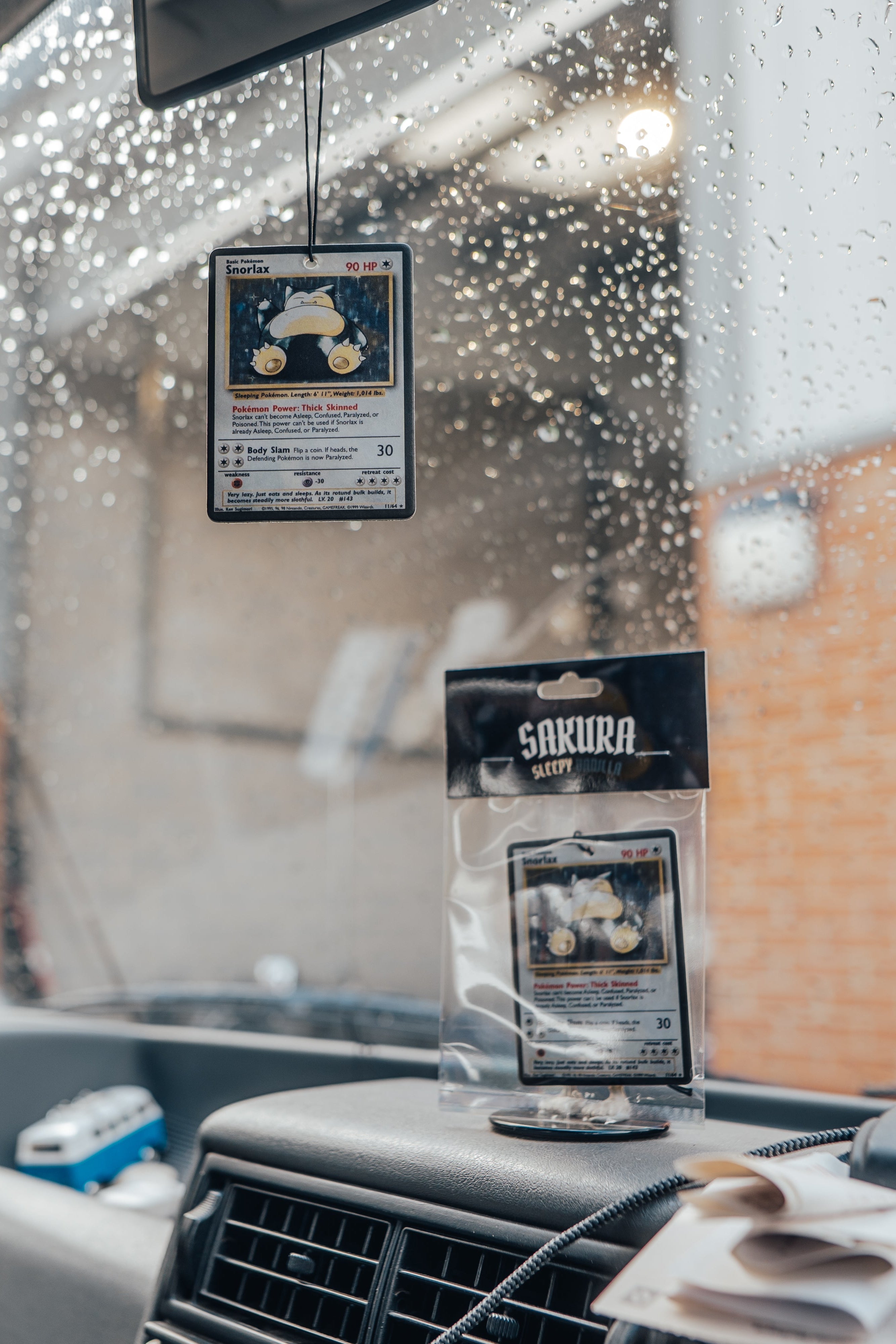 Snorlax Trading Card Air Freshener | Sleepy Vanilla Scent