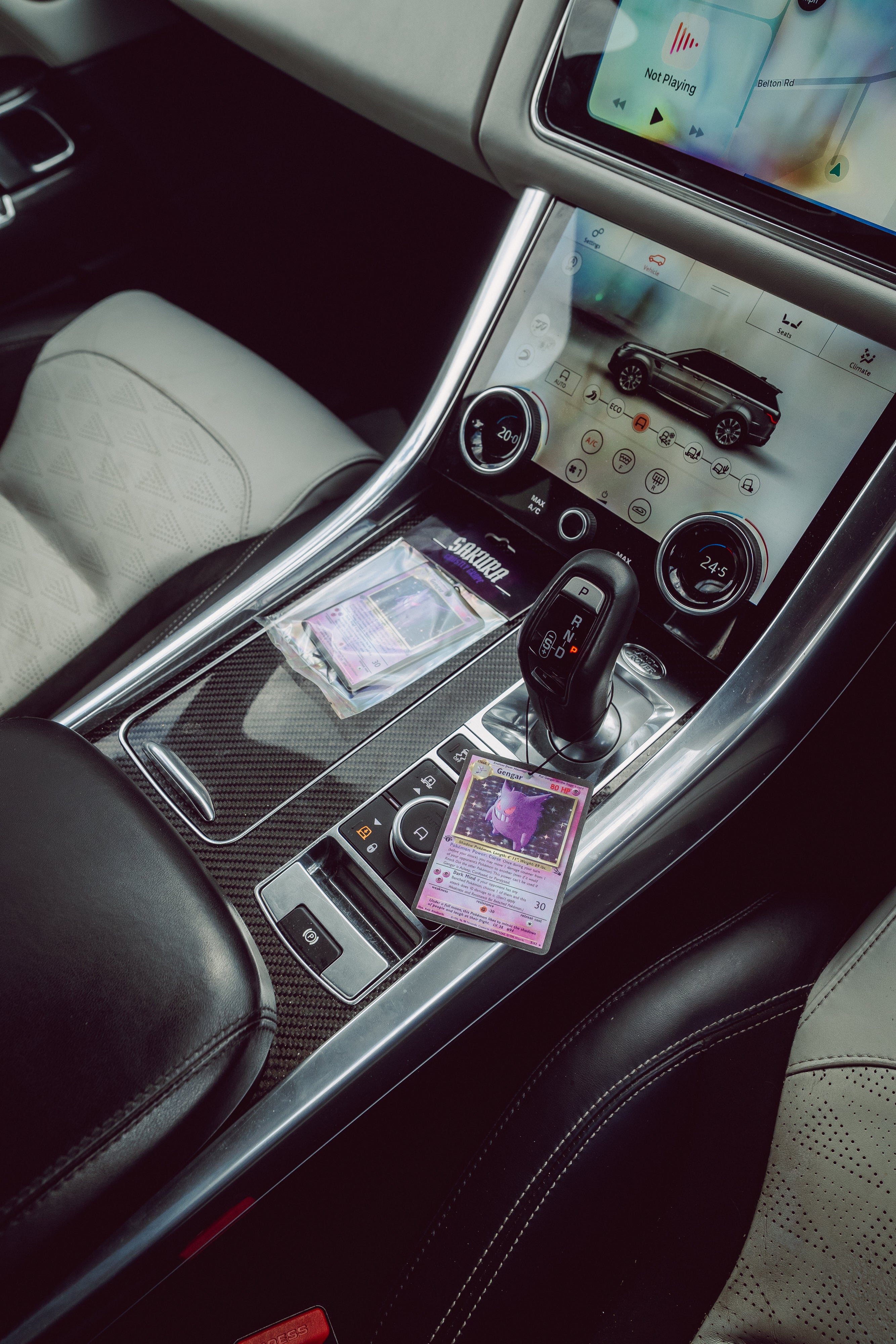 Gengar Trading Card Air Freshener | Ghostly Grape Scent