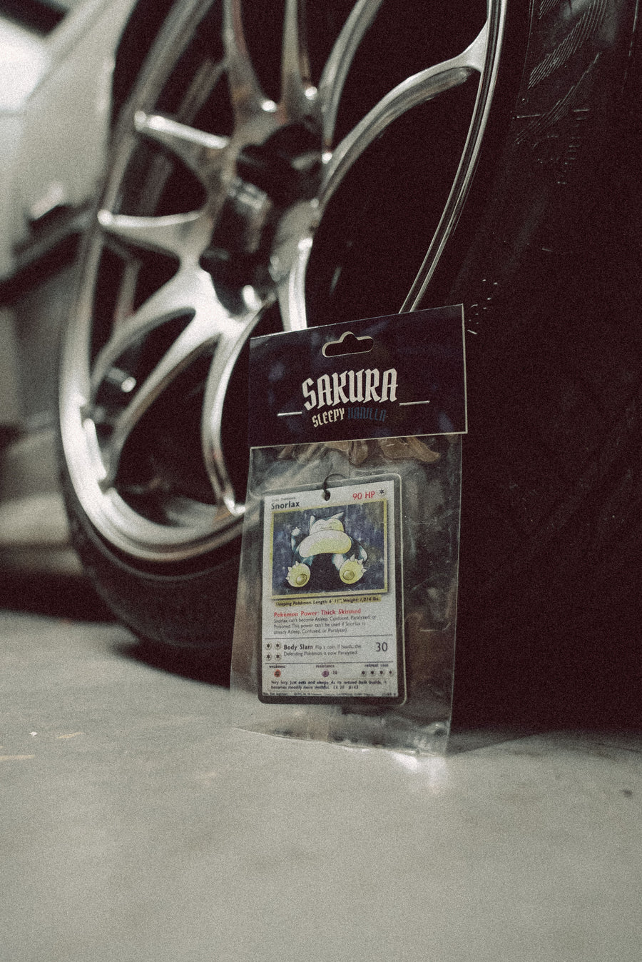Snorlax Trading Card Air Freshener | Sleepy Vanilla Scent