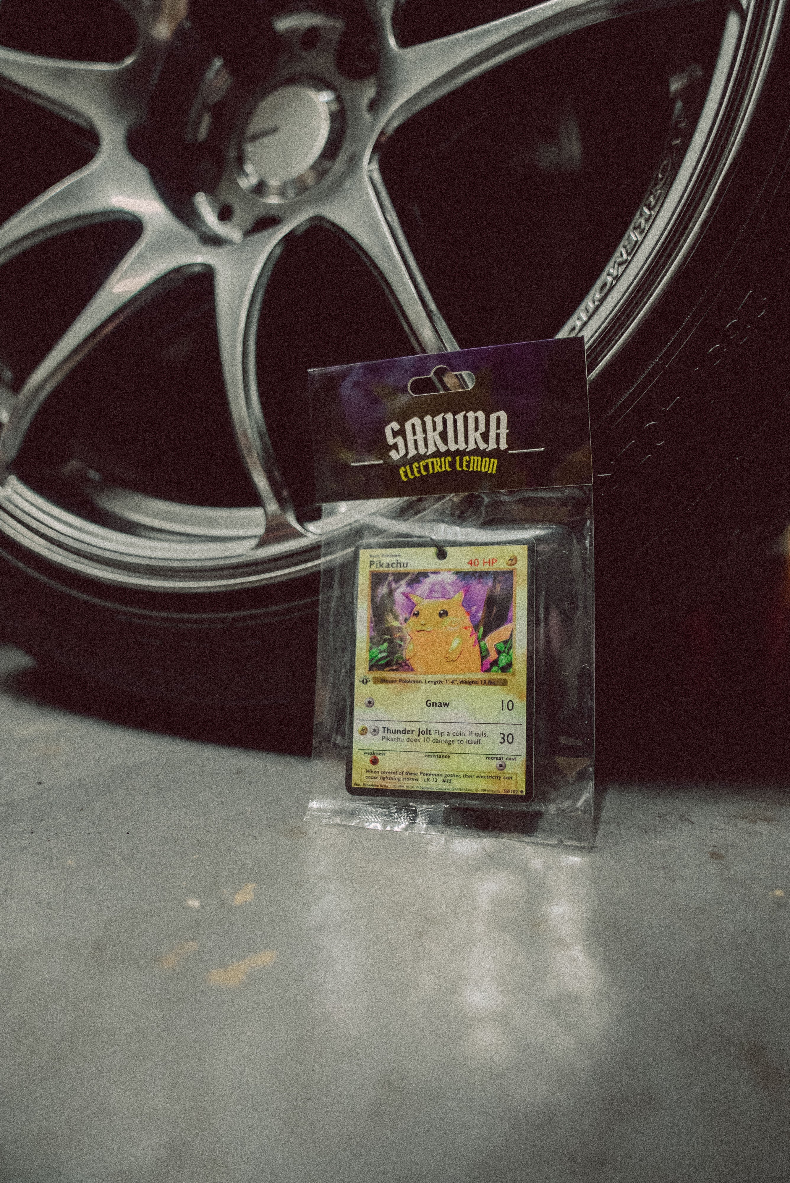 Pikachu Trading Card Air Freshener | Electric Lemon Scent