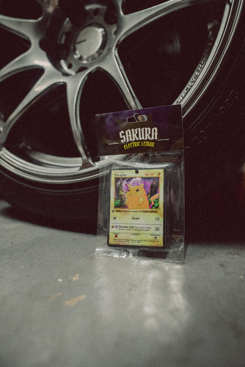 Pikachu Trading Card Air Freshener | Electric Lemon Scent