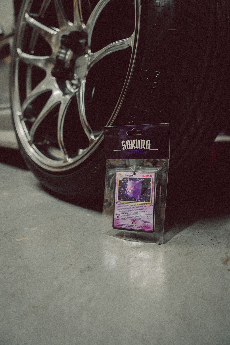 Gengar Trading Card Air Freshener | Ghostly Grape Scent