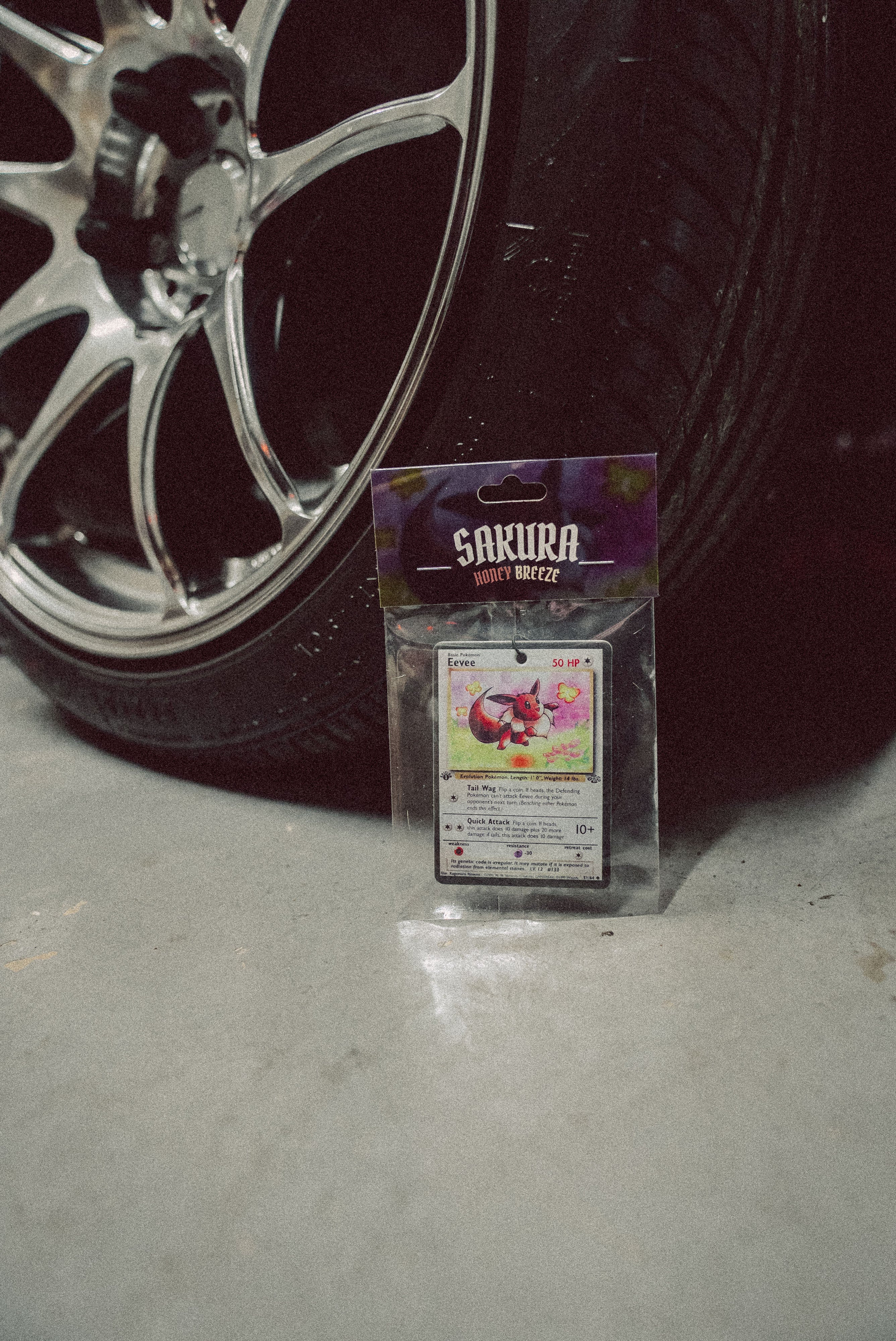 Eevee Trading Card Air Freshener | Honey Breeze Scent