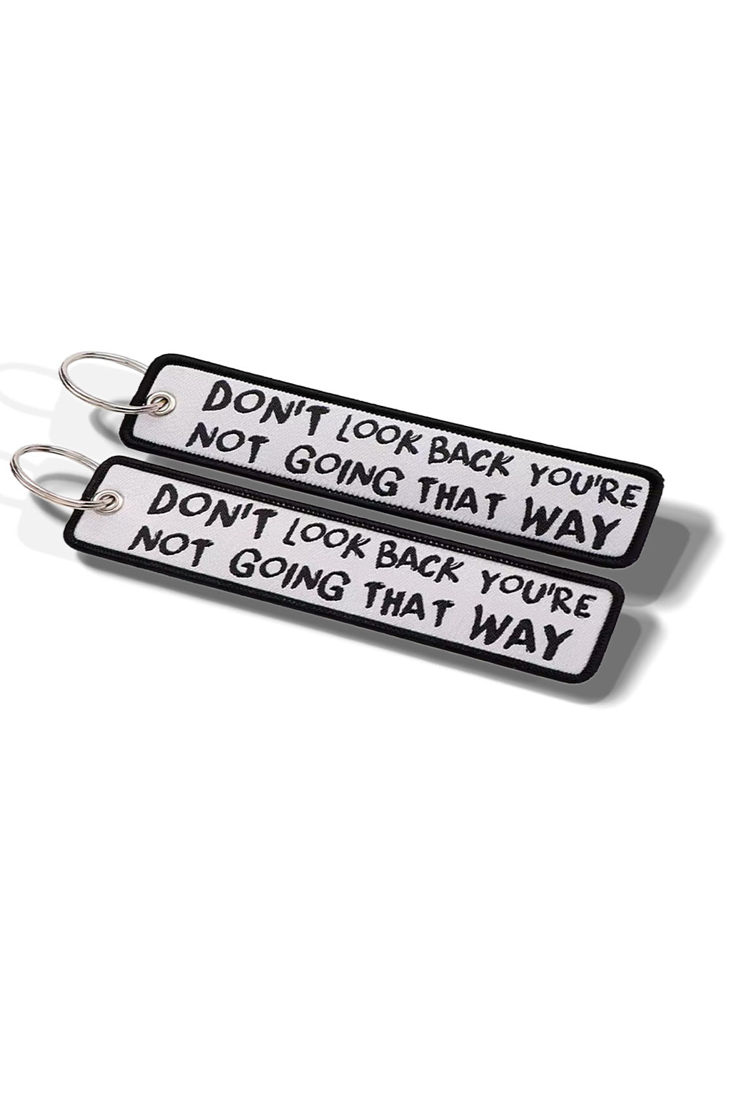 Dont Look Back Flight Tag Keychain | SAKURA STREETS™