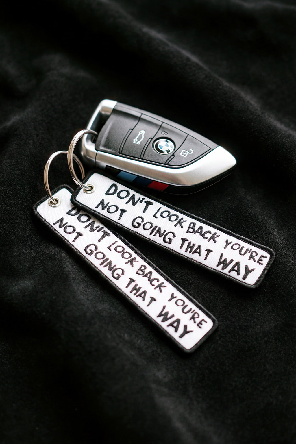 Dont Look Back Flight Tag Keychain | SAKURA STREETS™