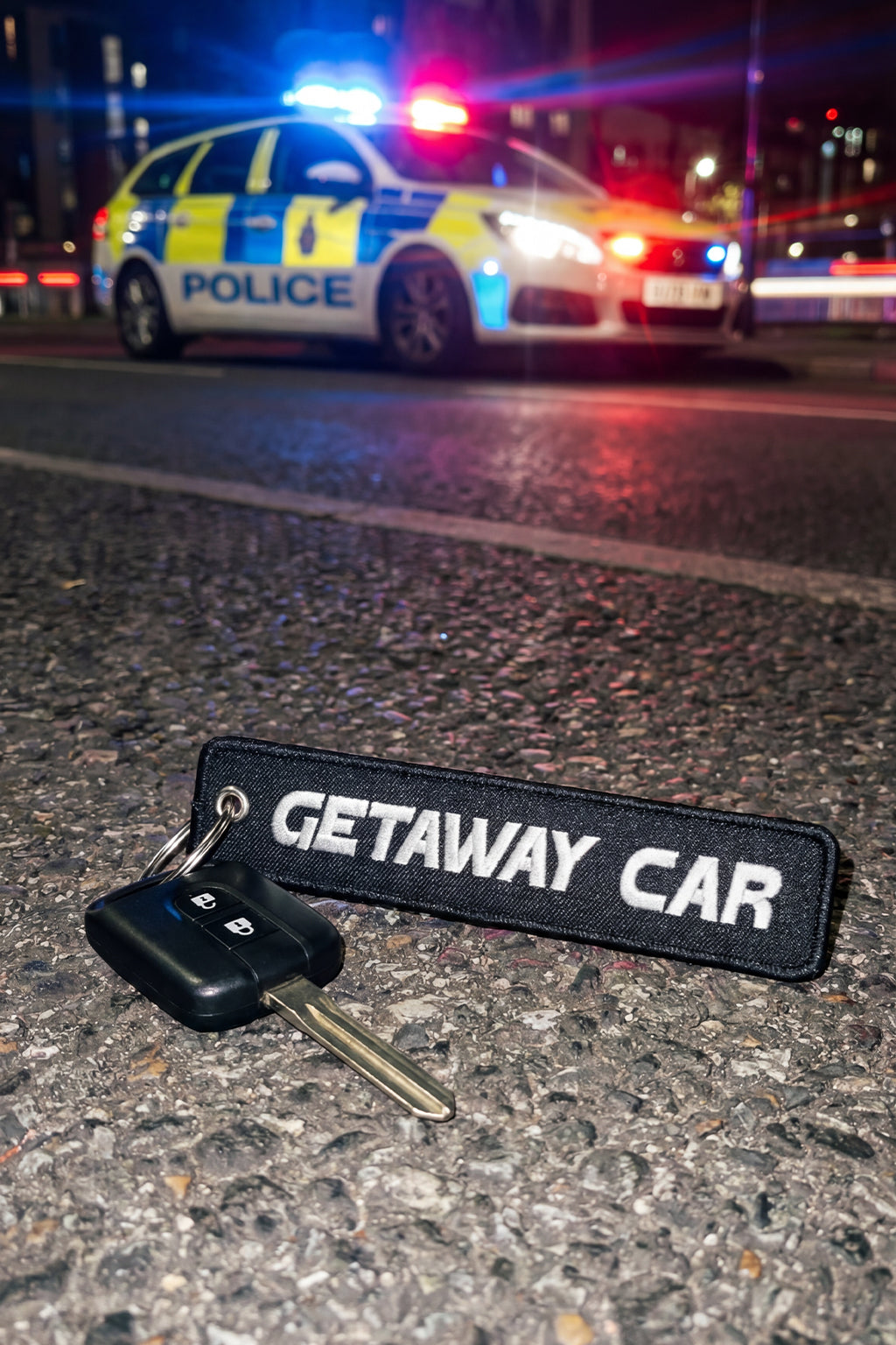 Getaway Car Flight Tag Keychain | SAKURA STREETS™