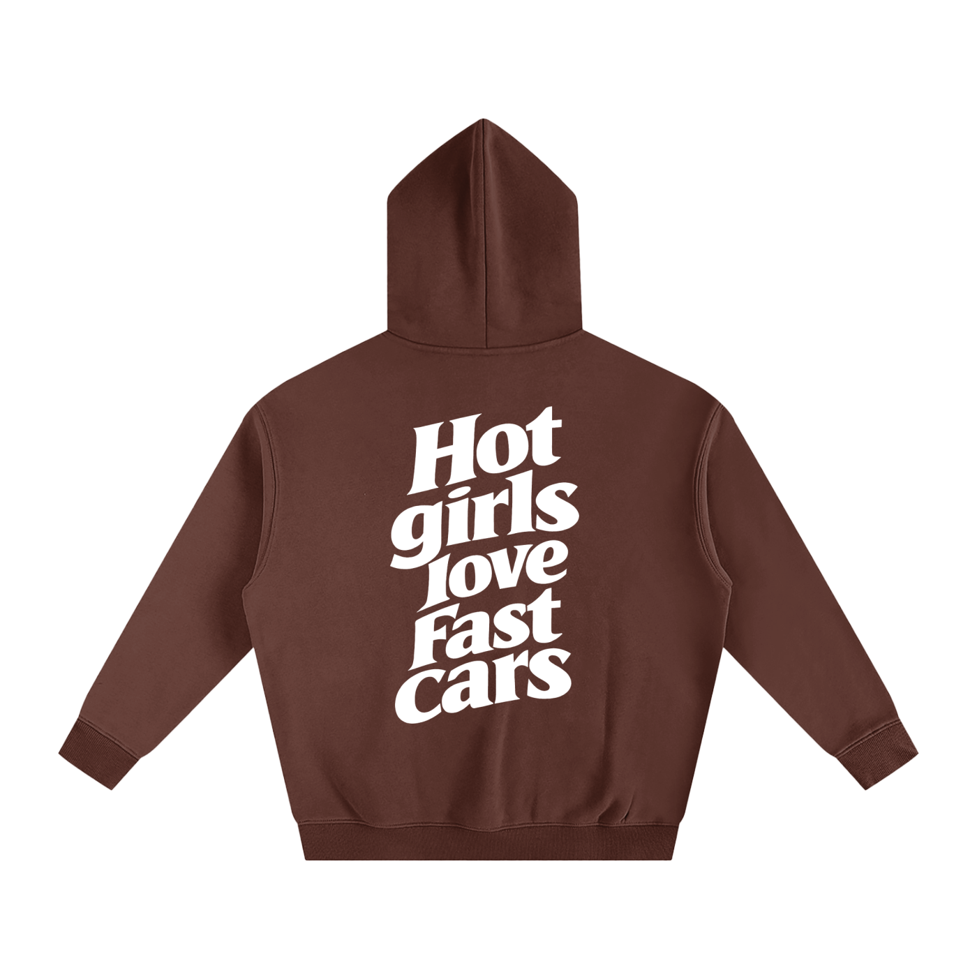 Hot Girls Love Fast Cars Oversized Fleece Hoodie | SAKURA STREETS™