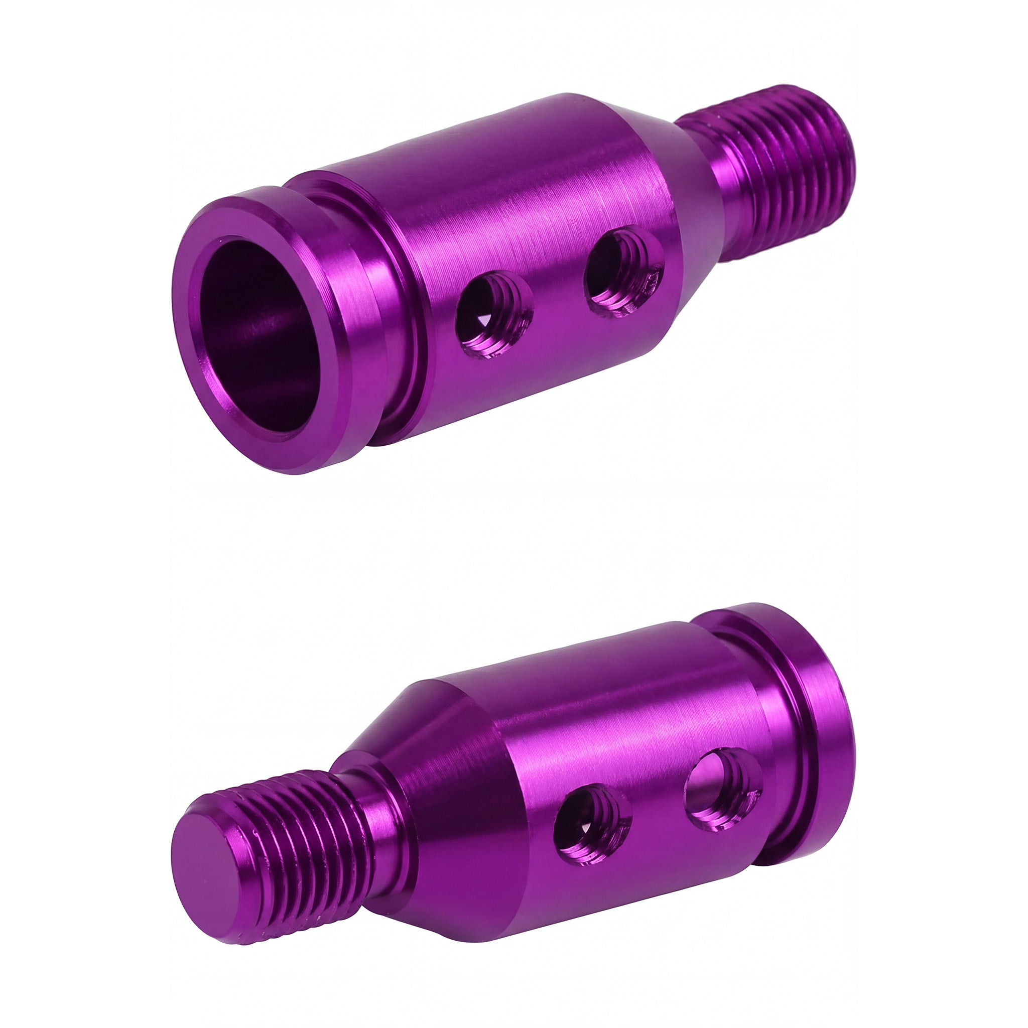 Gear Shift Knob Adapter for Non-Threaded Shifters (PURPLE)