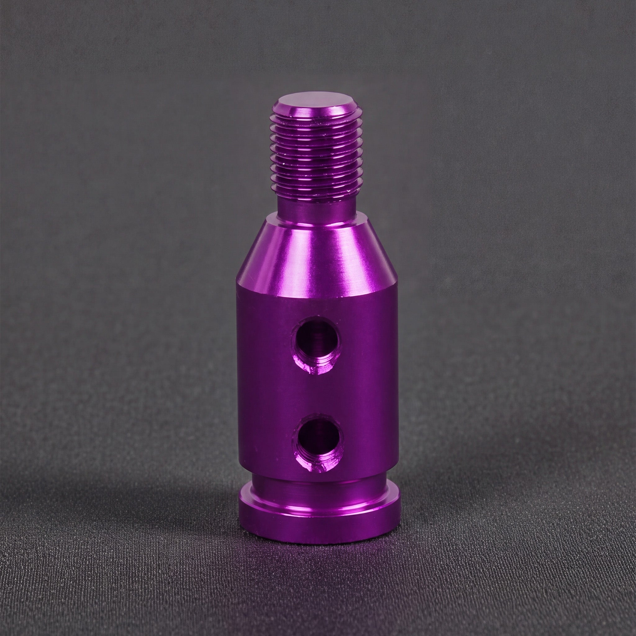 Gear Shift Knob Adapter for Non-Threaded Shifters (PURPLE)