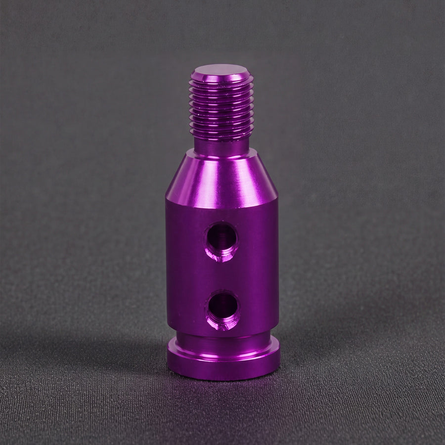 Gear Shift Knob Adapter for Non-Threaded Shifters (PURPLE)