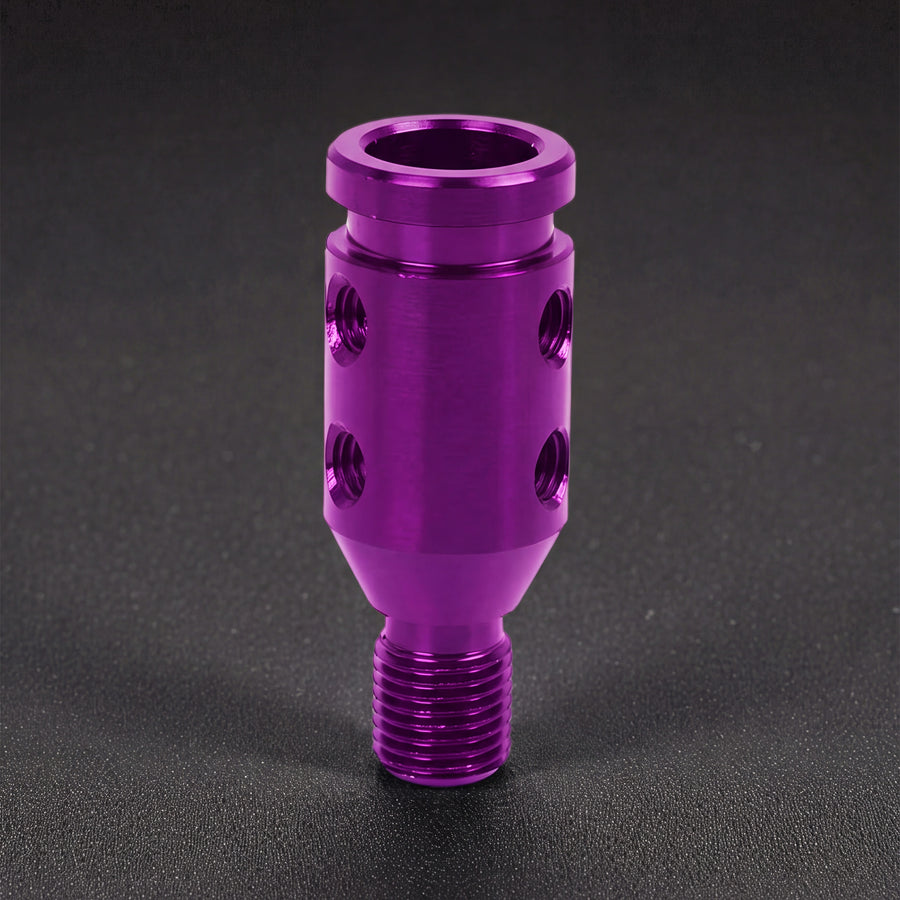 Gear Shift Knob Adapter for Non-Threaded Shifters (PURPLE)