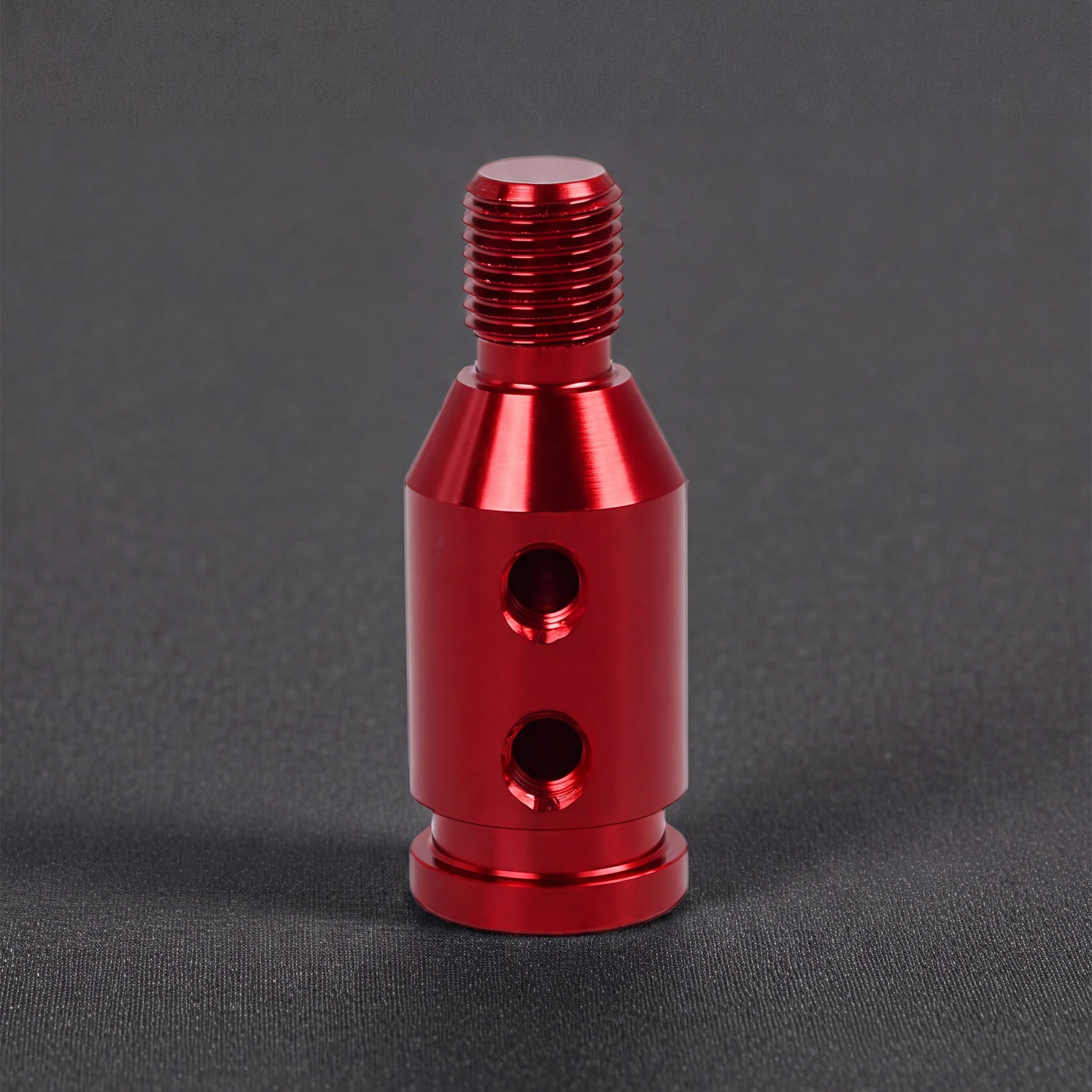 Gear Shift Knob Adapter for Non-Threaded Shifters (RED)