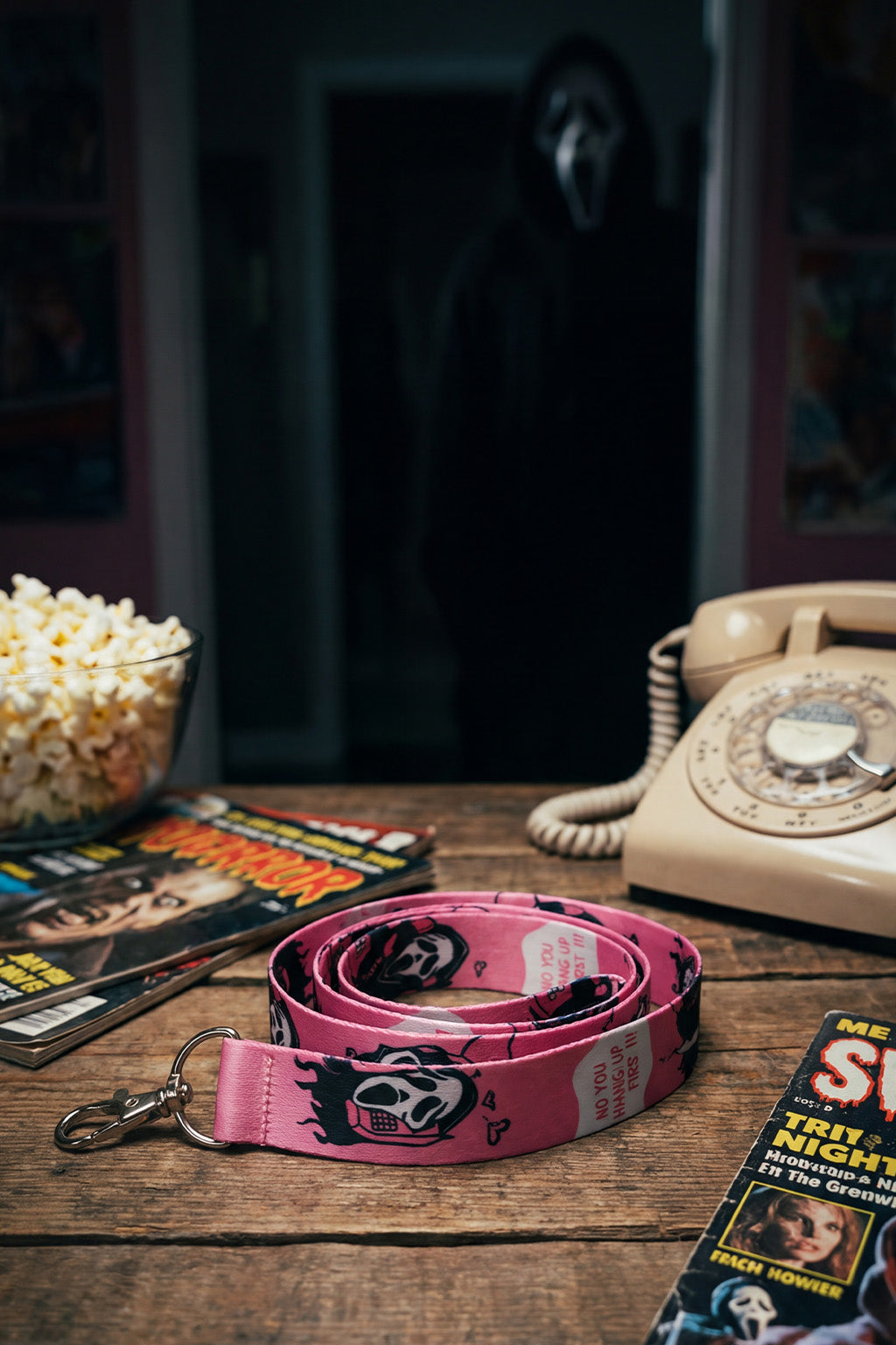 Scream Pink Lanyard | Keychain | SAKURA STREETS™