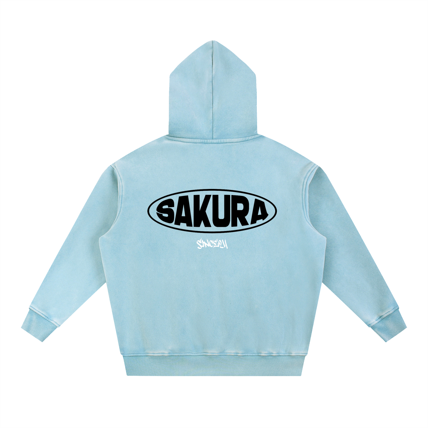 Snow Wash Oversized Hoodie | Men’s Streetwear Fleece Hoodie | Since24
