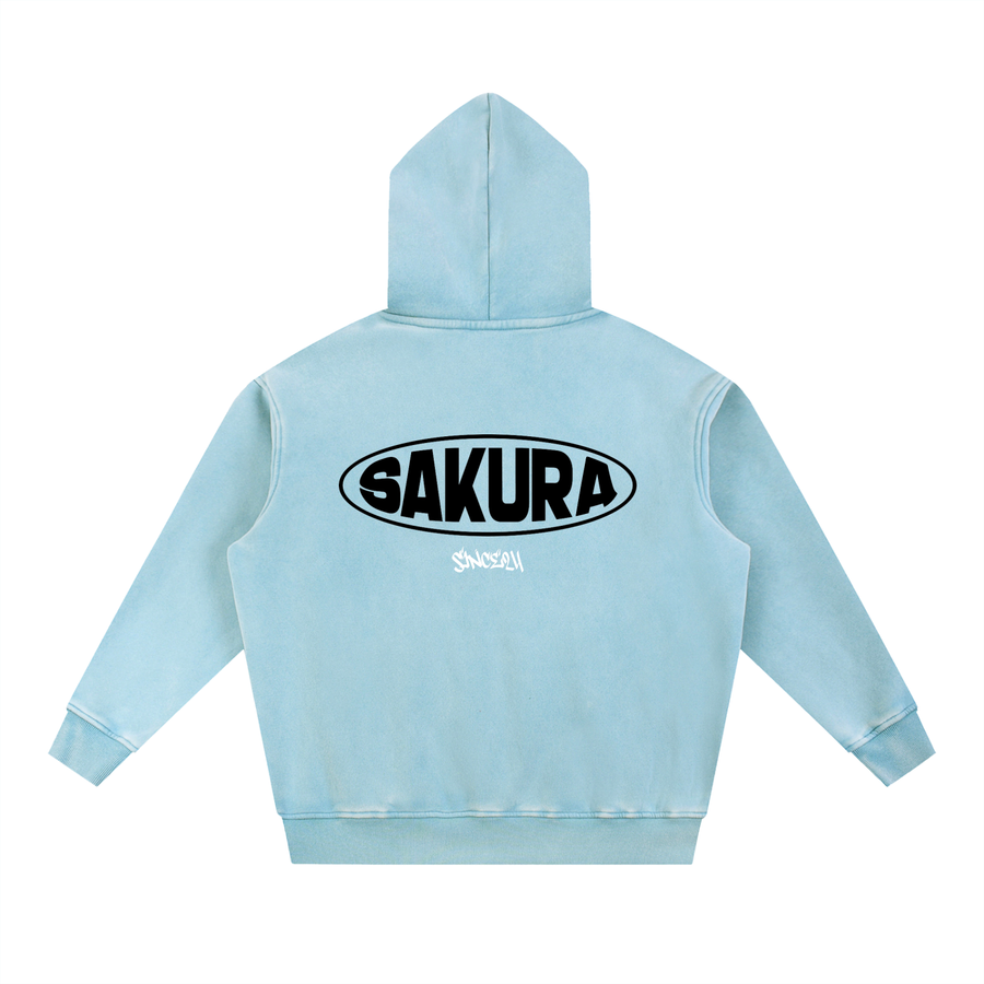 Snow Wash Oversized Hoodie | Men’s Streetwear Fleece Hoodie | Since24