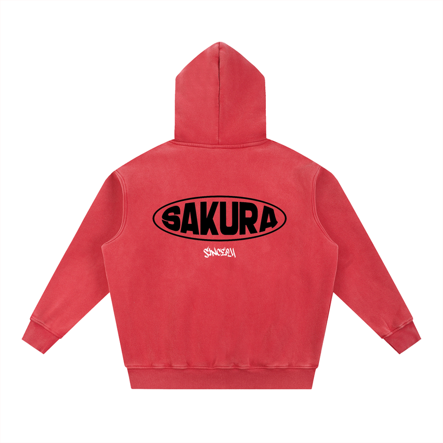 Snow Wash Oversized Hoodie | Men’s Streetwear Fleece Hoodie | Since24