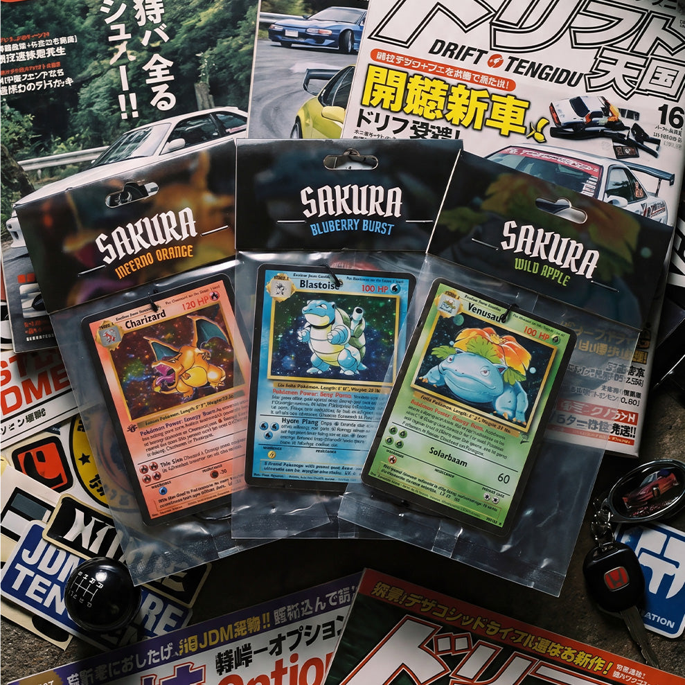 Trainer’s Trio Bundle – Trading Card Air Fresheners (Set of 3)