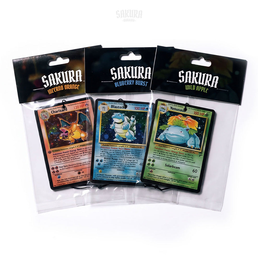 Trainer’s Trio Bundle – Trading Card Air Fresheners (Set of 3)