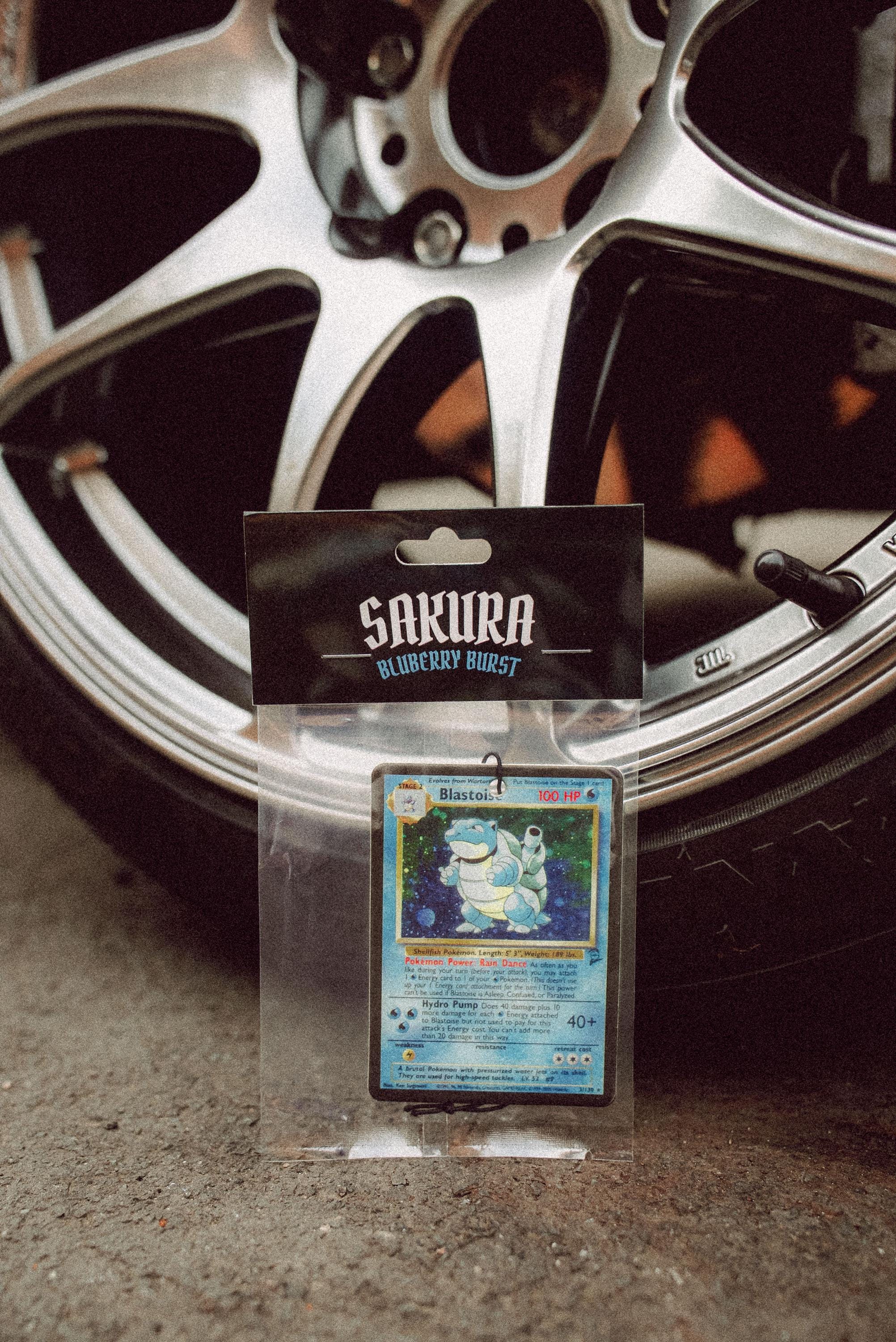 Blastoise Trading Card Air Freshener | Blueberry Burst Scent