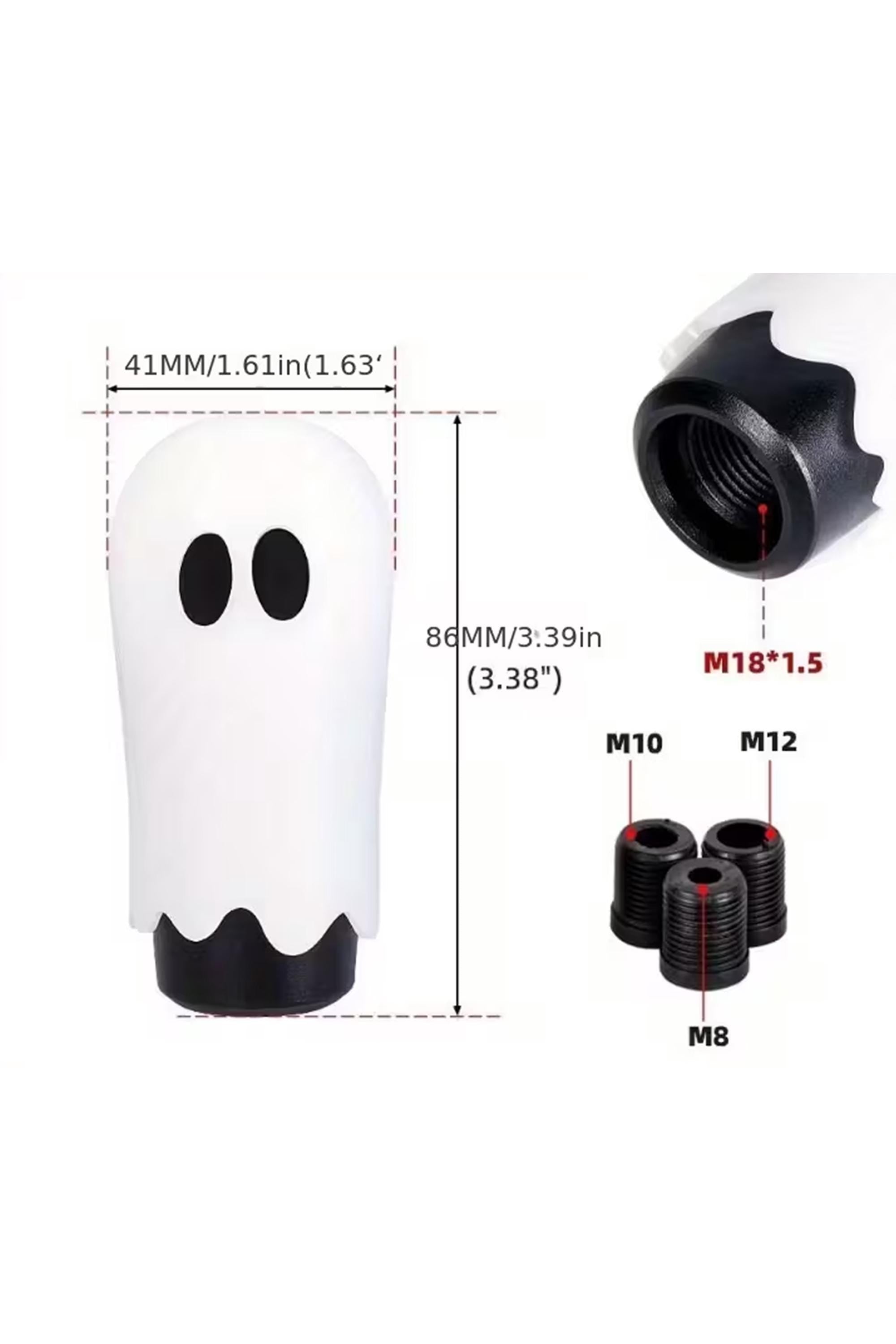 Spooky Steve Ghost Shift Knob | Universal | SAKURA STREETS™