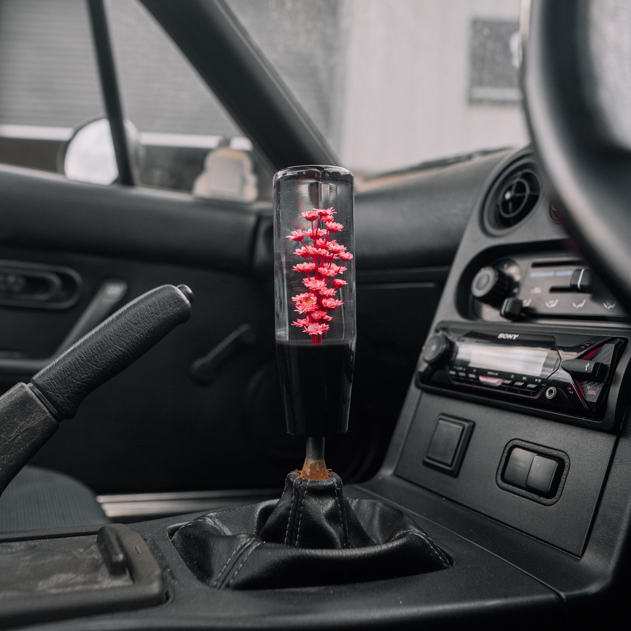 Cherry Blossom Acrylic Shift Knob | Universal | SAKURA STREETS™