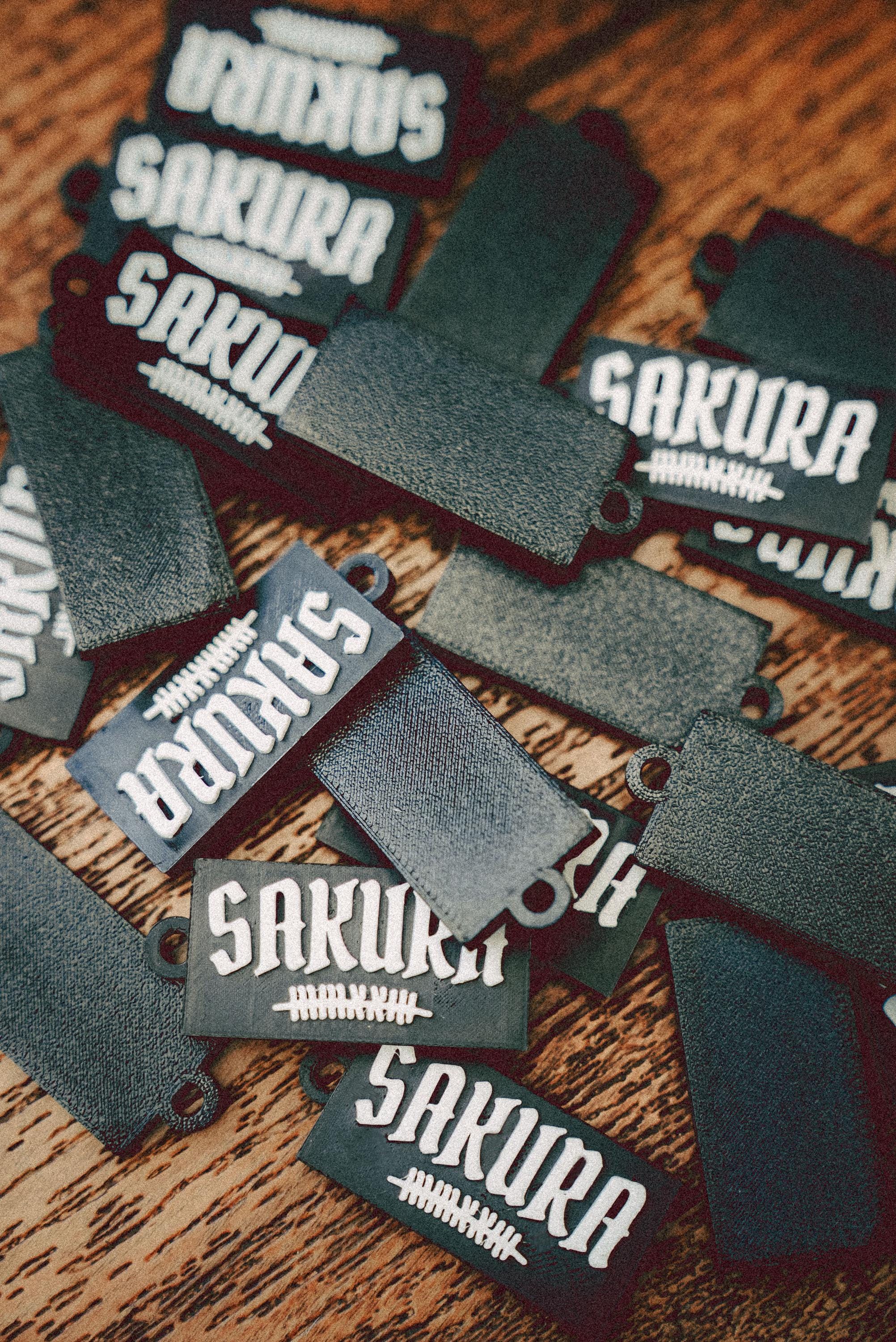 Sakura Streets 3D Printed Keychain