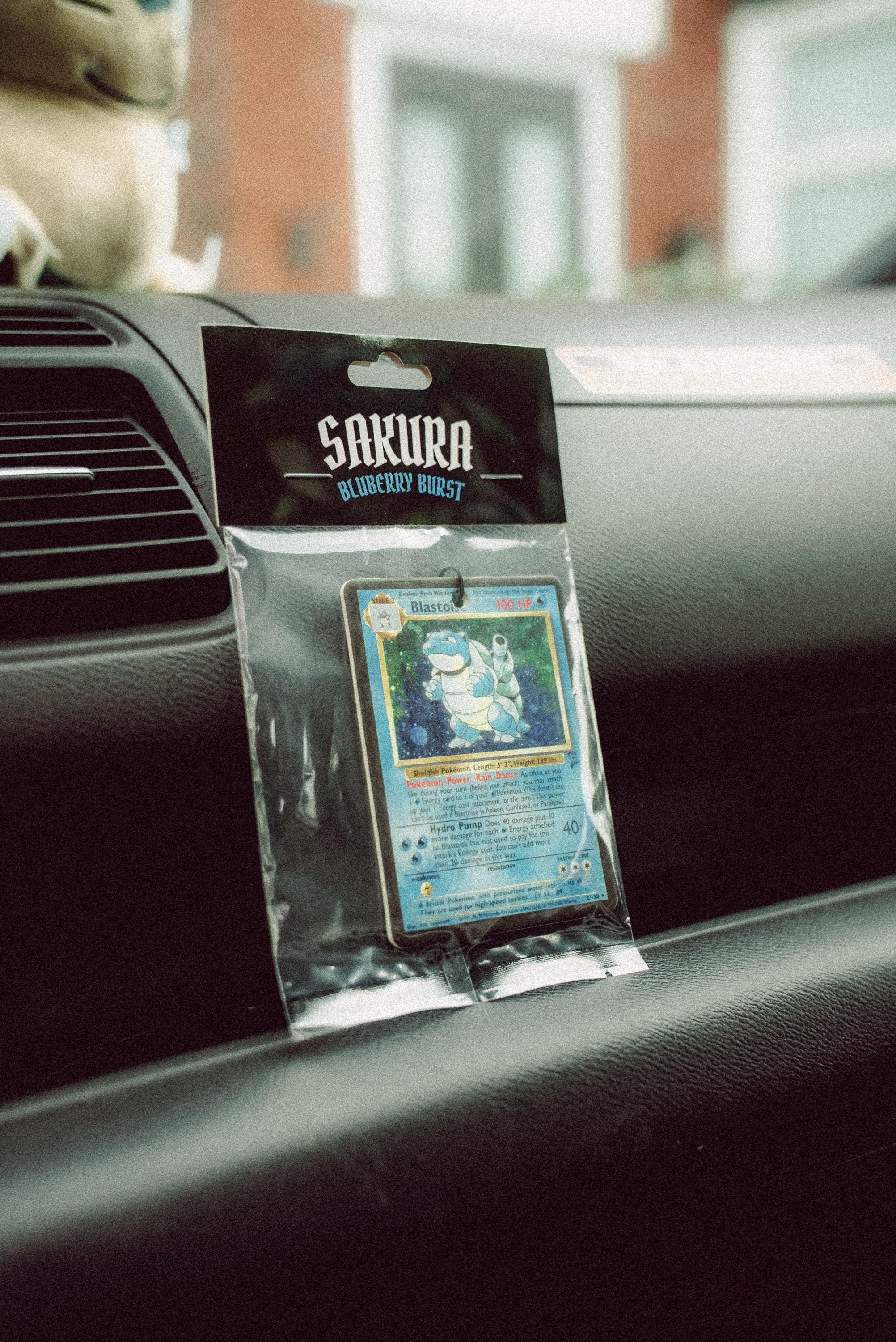 Blastoise Trading Card Air Freshener | Blueberry Burst Scent