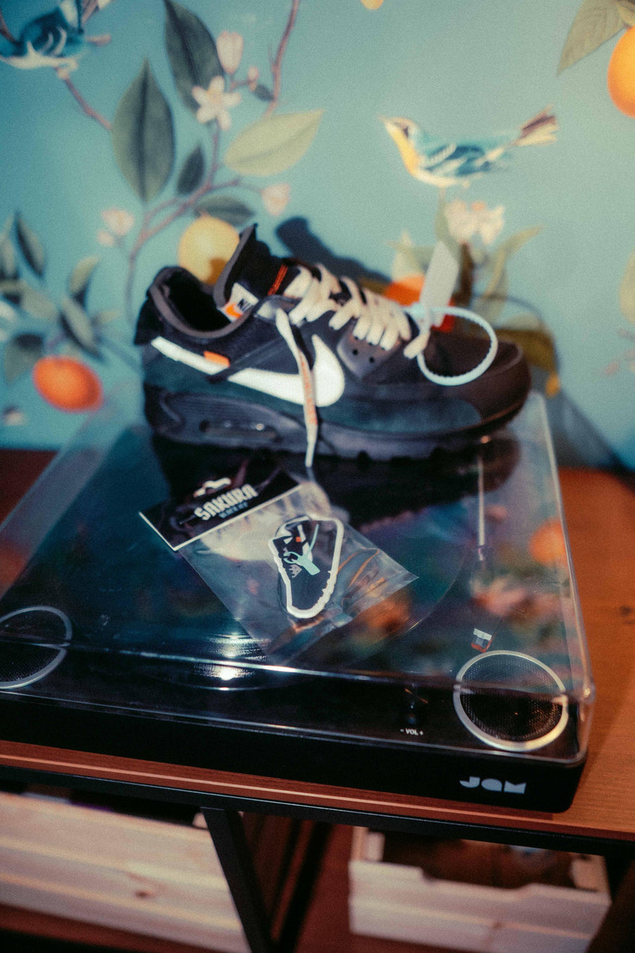 Off-White 90s Trainer Air Freshener | Black Ice Scent