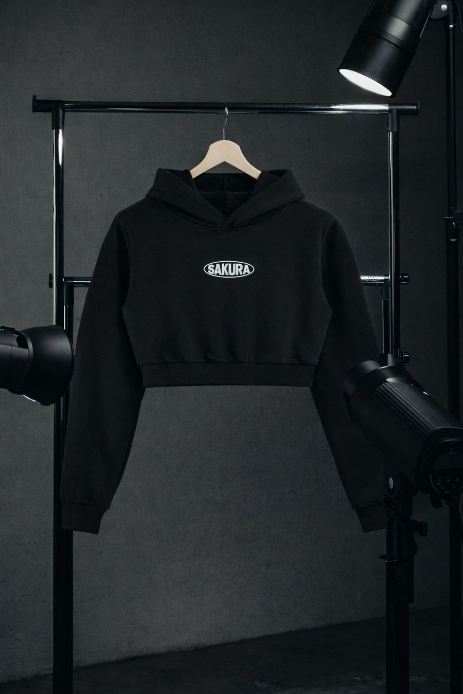 Lounge Set | Women’s Cropped Fleece Hoodie
