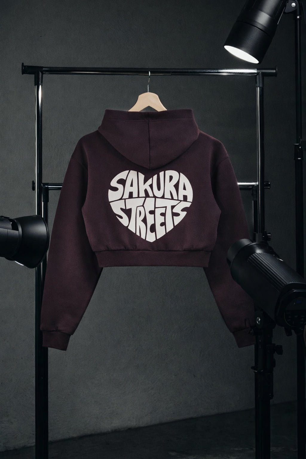 Lounge Set | Women’s Cropped Fleece Hoodie