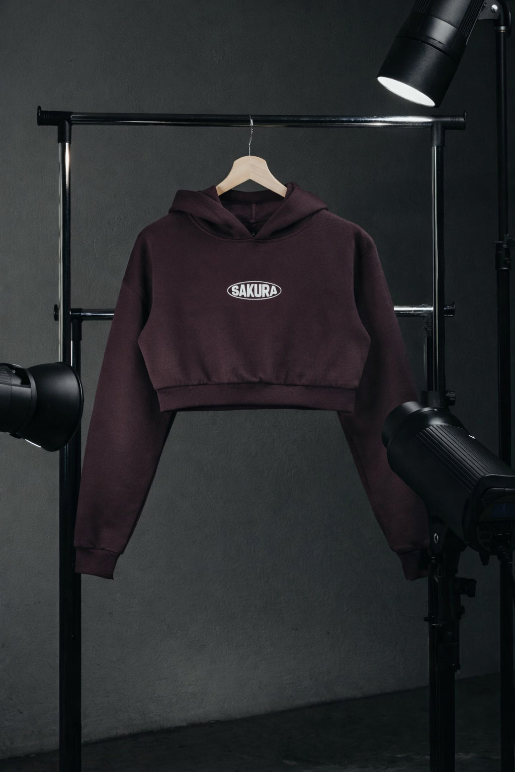 Lounge Set | Women’s Cropped Fleece Hoodie
